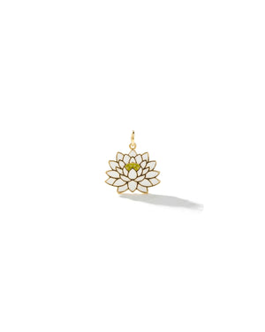 Lotus Charm Flower Birth Jewelry,  Special Gift for Birth