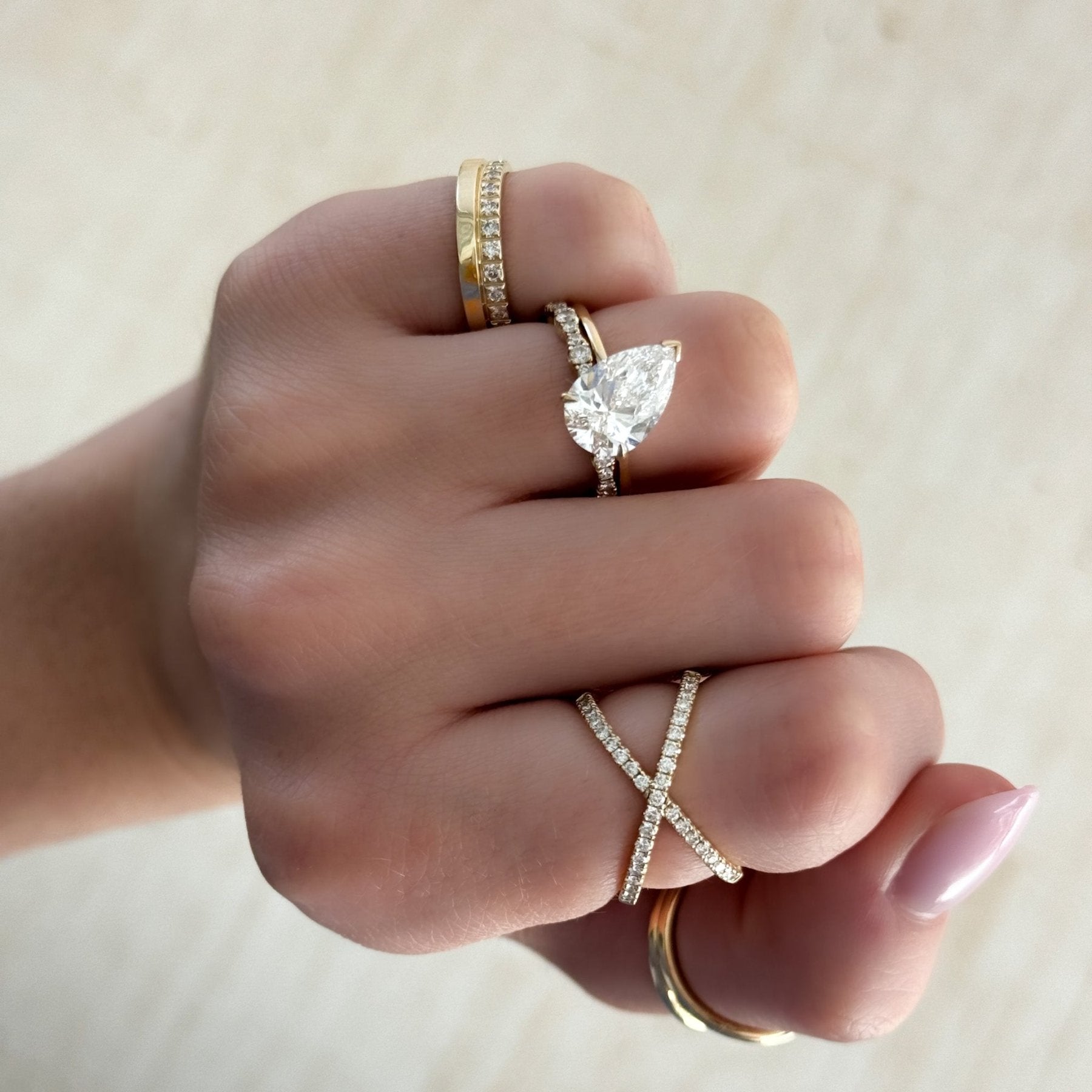 Luminaire Combo Wedding Band