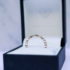 Marquise Cut Moissanite Full Eternity Wedding Band