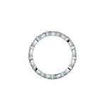Marquise Cut Moissanite Full Eternity Wedding Band