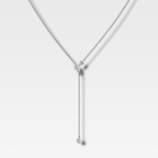 Mixed Diamond Shape Lariat Necklace (1 carat)