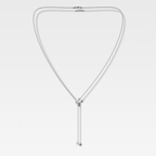 Mixed Diamond Shape Lariat Necklace (1 carat)