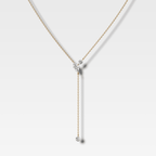 Mixed Diamond Shape Lariat Necklace (1 carat)