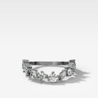 Mixed Shape Contoured Wedding Band