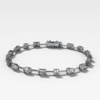 Mixed Shape Diamond Tennis Bracelet