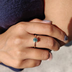 Round Solitaire Engagement Ring In Rose Gold