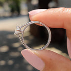 Marquise Moissanite Ring With Solitaire Style
