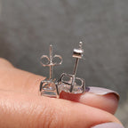 Princess Cut Diamond Earrings