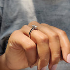 Marquise Moissanite Ring With Solitaire Style