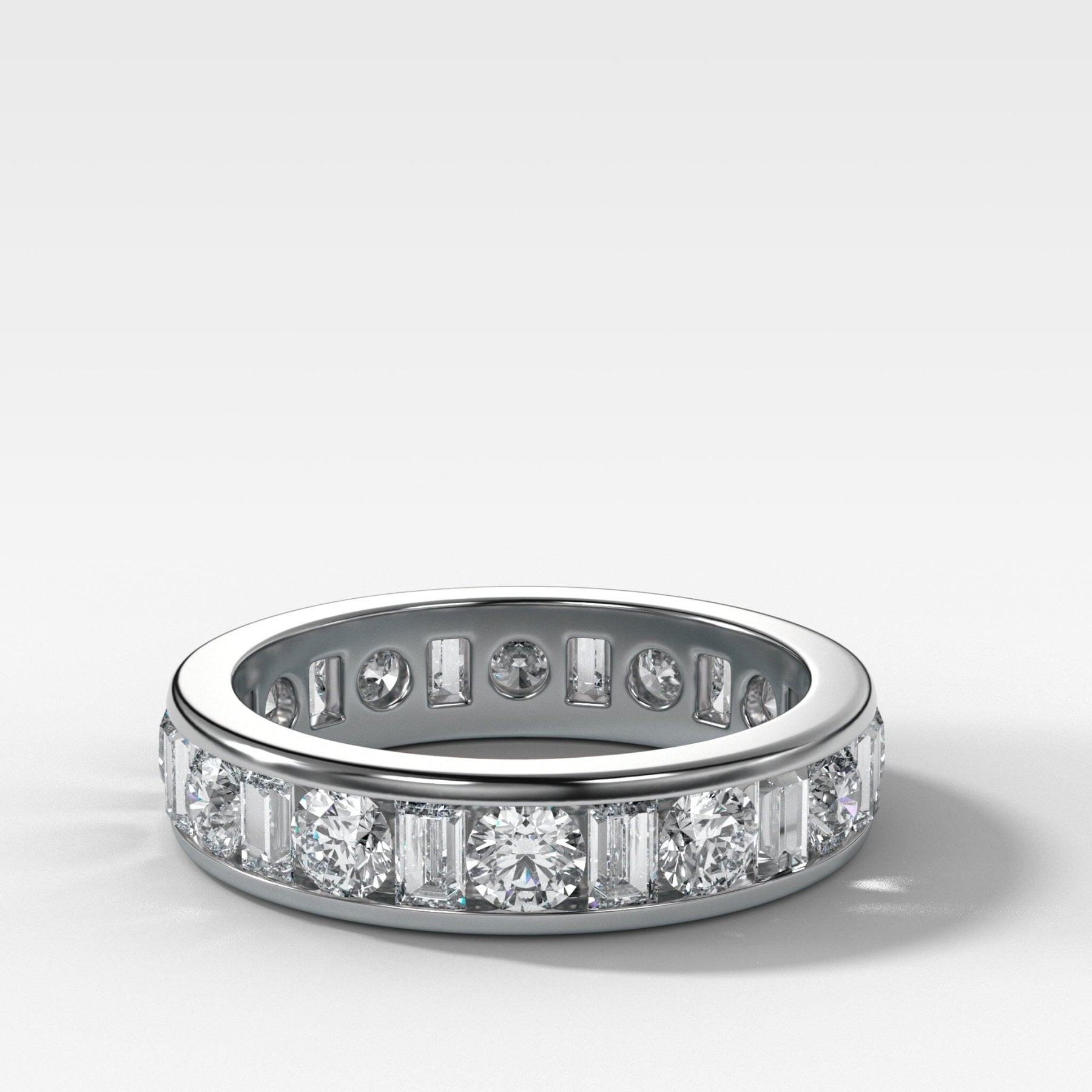 Multi Shape Channel Set Eternity band