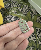 STAR OF DAVID Dog Tag Gold Pendant