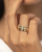 NORSE Gold Ring with 0.55ct Diamonds - 3.5mm