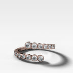 Open Bezel Wrap Ring