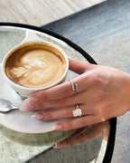Open Bezel Wrap Ring