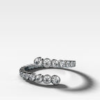Open Bezel Wrap Ring