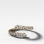 Open Bezel Wrap Ring