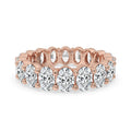 Oval Diamond Wedding Band - Perfect Eternity Band