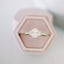 2.25 CT Oval Cut Moissanite Three Stones Engagement Ring