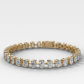 Oval Spaced Diamond Bracelet (5.5 carat)