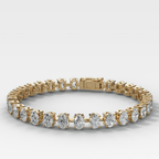 Oval Spaced Diamond Bracelet (5.5 carat)