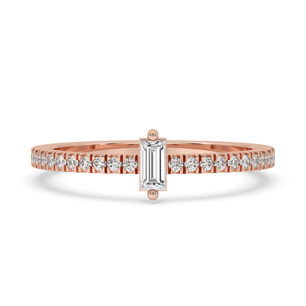 Baguette Engagement Ring Main image