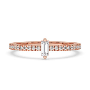 Baguette Engagement Ring