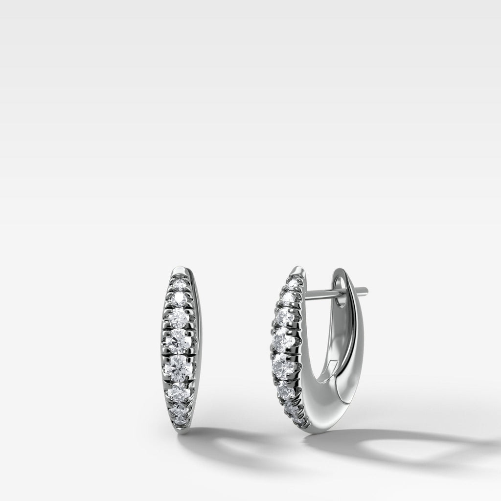 Pavé Drip Diamond Hoop Earrings