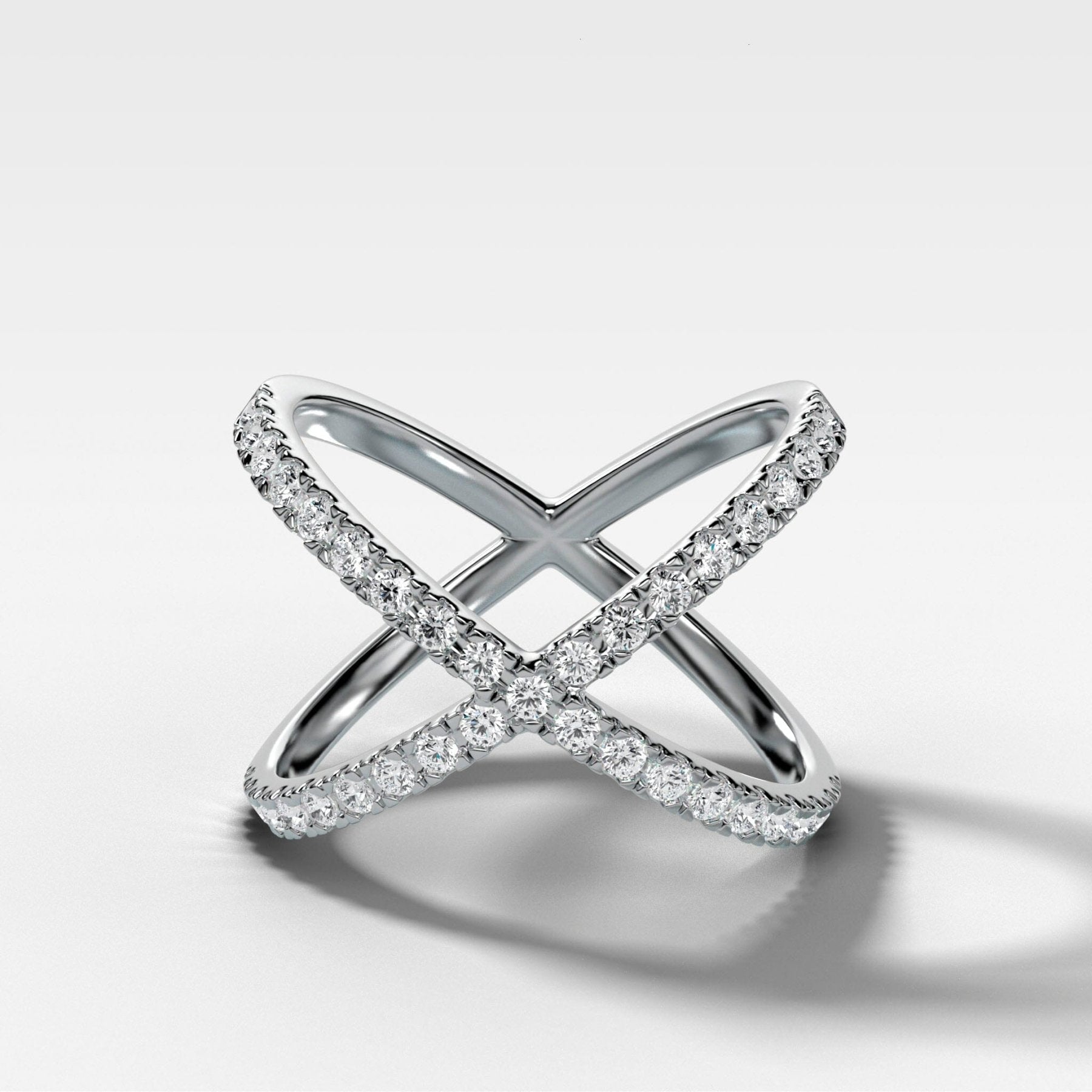 Pavé X Diamond band