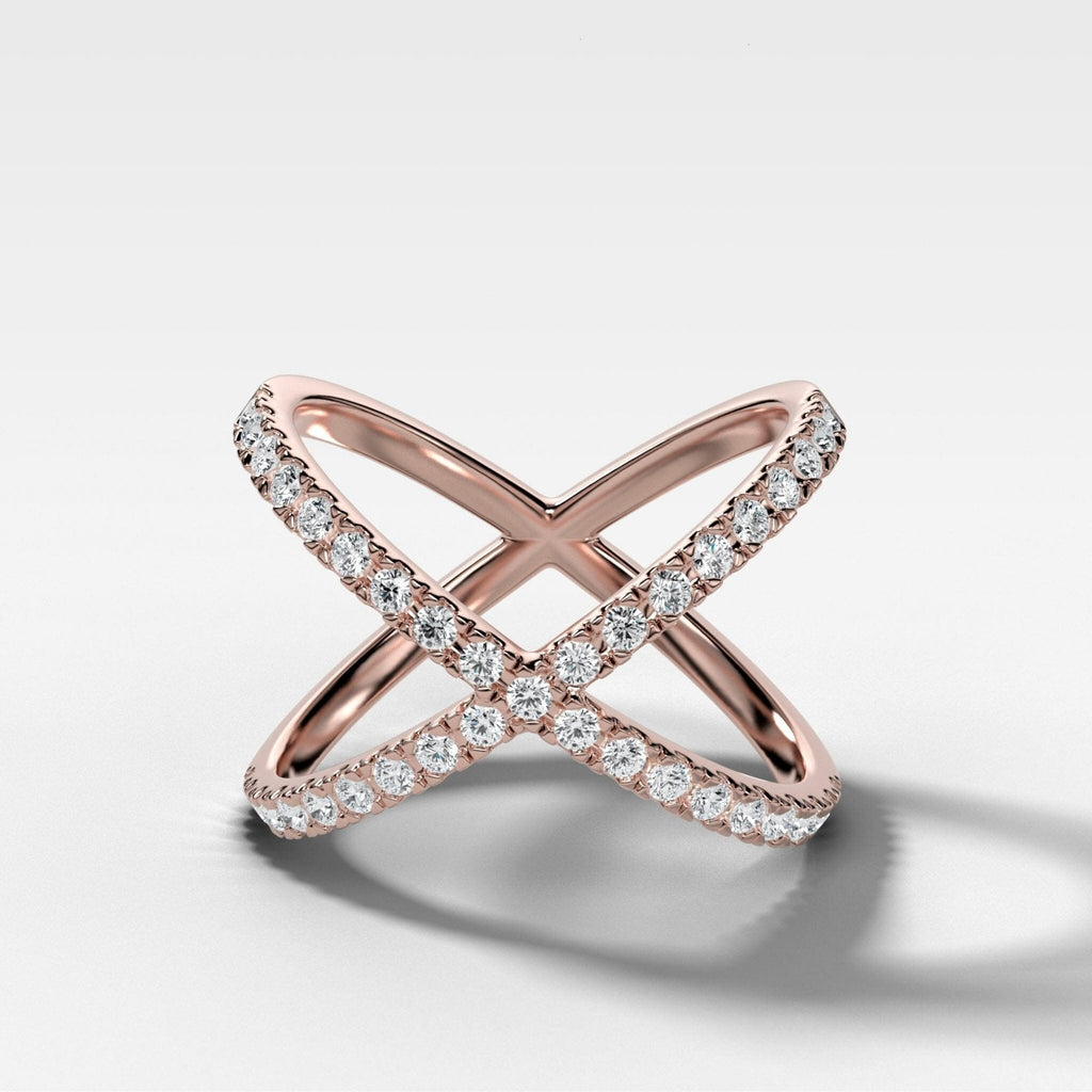Pavé X Diamond band
