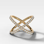Pavé X Diamond band
