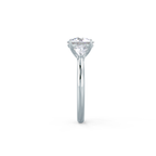 2.0 CT Round Cut Moissanite Three Stones Engagement Ring