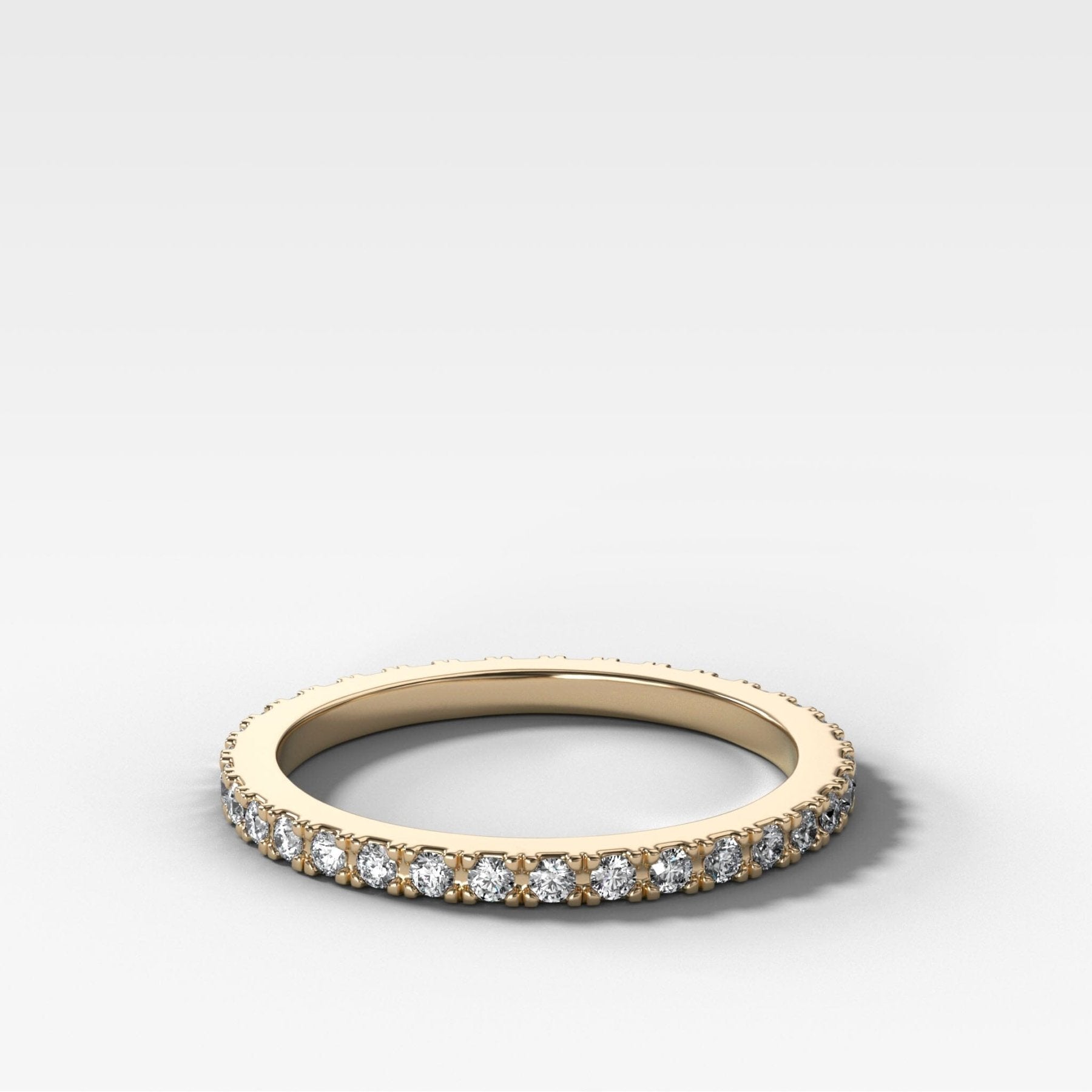 Petite Classic Pavé Diamond Eternity Band Main image