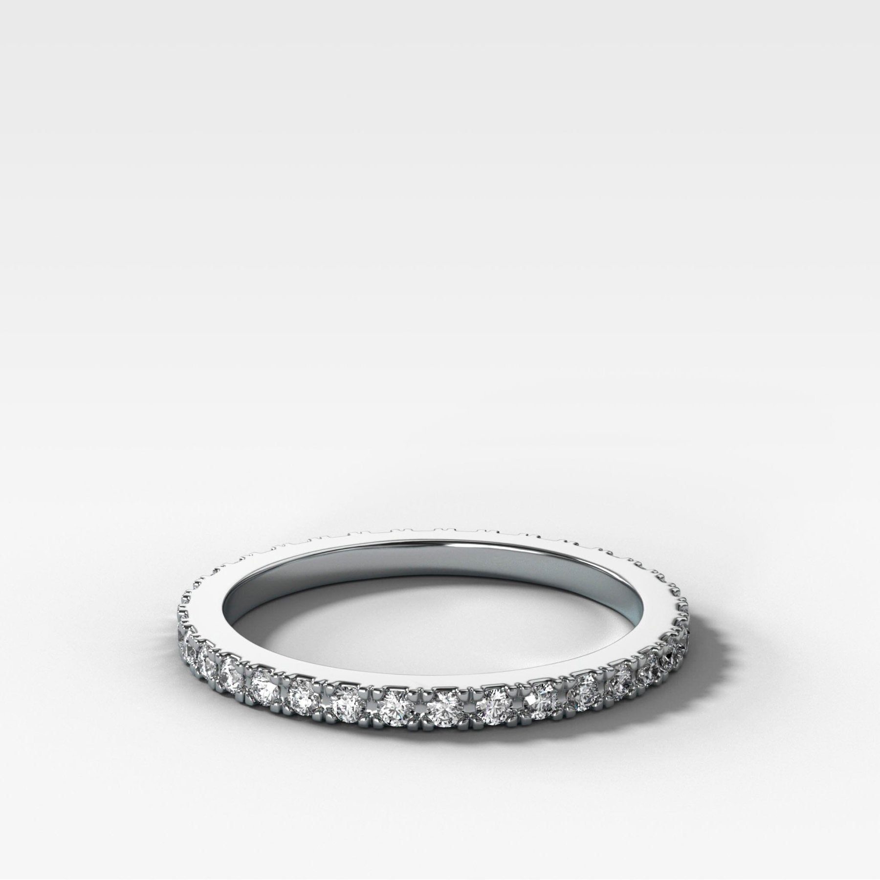Petite Classic Pavé Diamond Eternity Band Secondary image