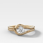 Petite Lasso Band with Heart Cut Diamond