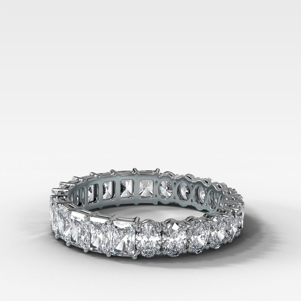 Petite Reversible Diamond Eternity band (Oval Cut /Radiant Cut)