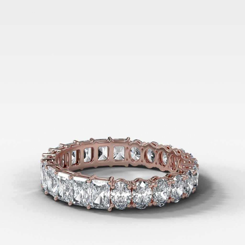Petite Reversible Diamond Eternity band (Oval Cut /Radiant Cut)