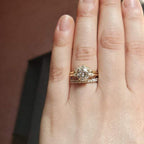0.20CTW Round Brilliant Half Eternity Perfect Moissanite Wedding Band