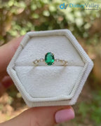 7 x 5 mm Oval Perfect Diamonds Engagement Ring
