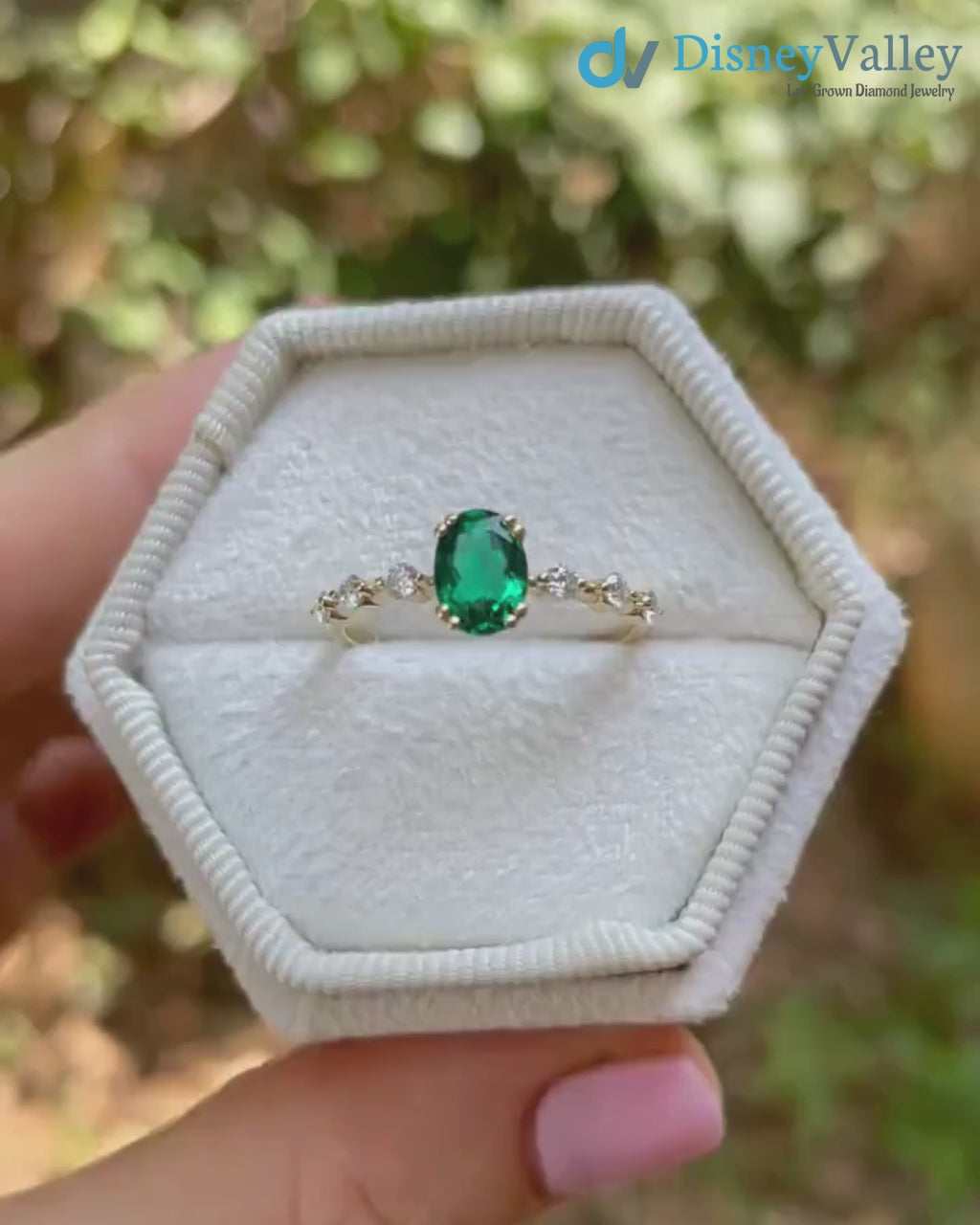 7 x 5 mm Oval Perfect Diamonds Engagement Ring