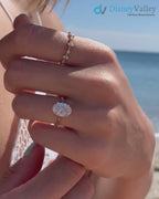 1.5 carat the pinelope oval cut lab grown diamond engagement rings