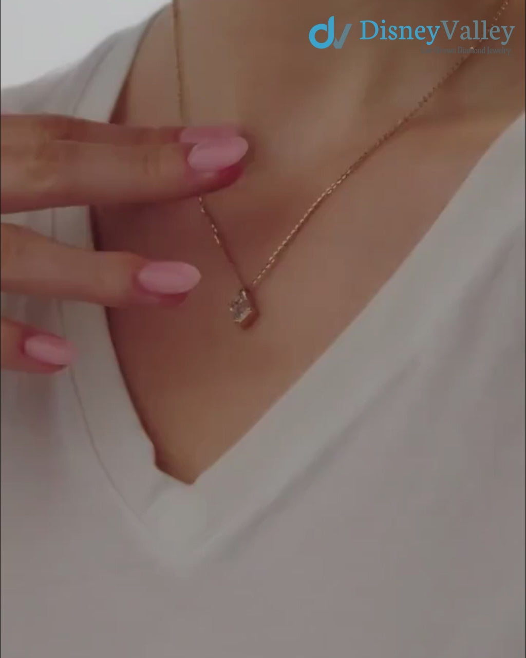 1.50 Carat Lab Grown Lab Diamond Necklace