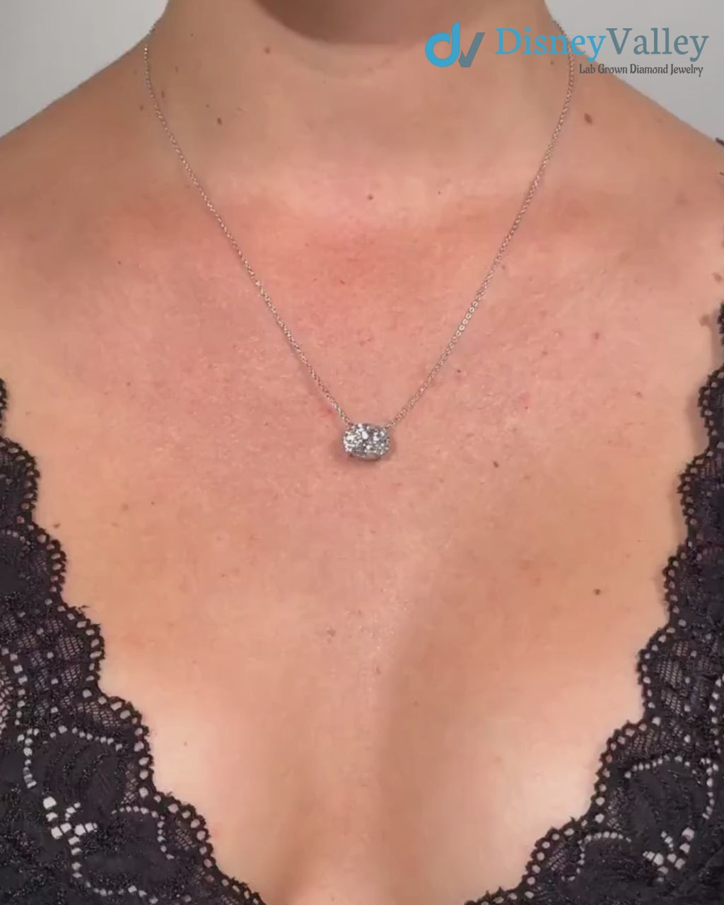 3 Ct Oval Cut IGI Certified E Color VVS2 Clarity Excellent Cut Lab Grown Diamond Solitaire Pendant
