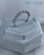 1 Carat Lab Grown Diamond Half Eternity Wedding Ring