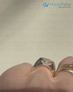 2.5 CT Oval Cut Lab Grown Diamond Ring Solid Gold engagement Ring