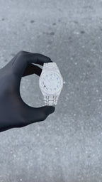 Diamond Audemars Piguet Royal Oak 41mm - Stainless Steel - Arabic Dial