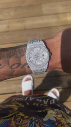 Diamond Audemars Piguet Royal Oak 41mm - Stainless Steel - Diamond Dial - Automatic