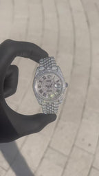 Diamond Rolex Datejust Jubilee 41mm - Stainless Steel - Roman Dial