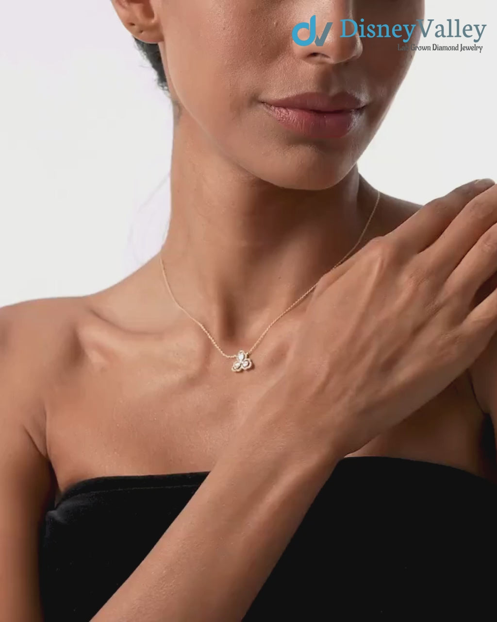 14k Gold Baguette and Round Diamond Pendant 0.25 ctw