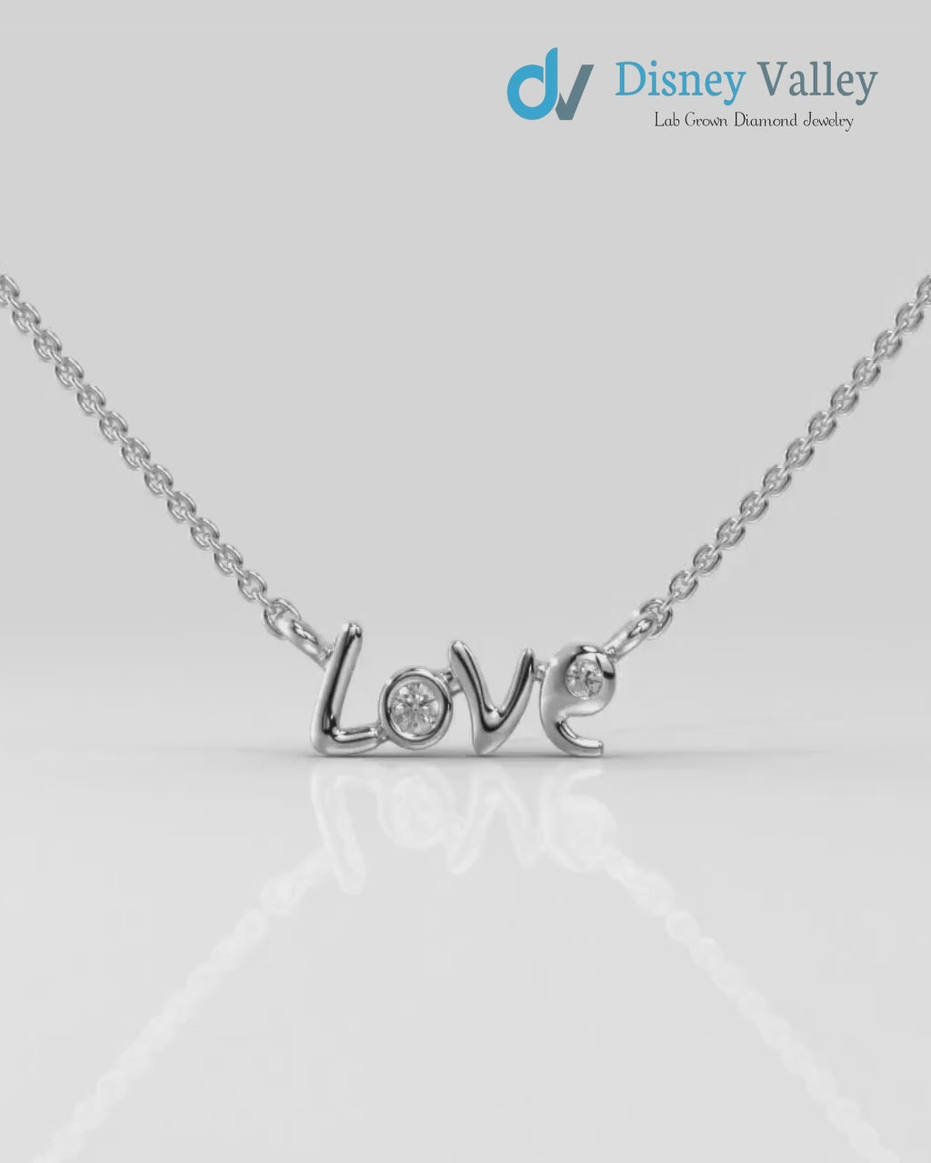 Lab grown diamond Necklace Round shape beautiful necklace gift for wife