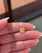Daisy Charm Flower Birth Jewelry,  Special Gift for Birth